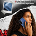 S26 Plus Leather Case Blue with MagSafe Magnetic 