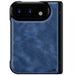 iPhone Duo Blue Leather Case with Screen Protector and MagSafe Magnetic
