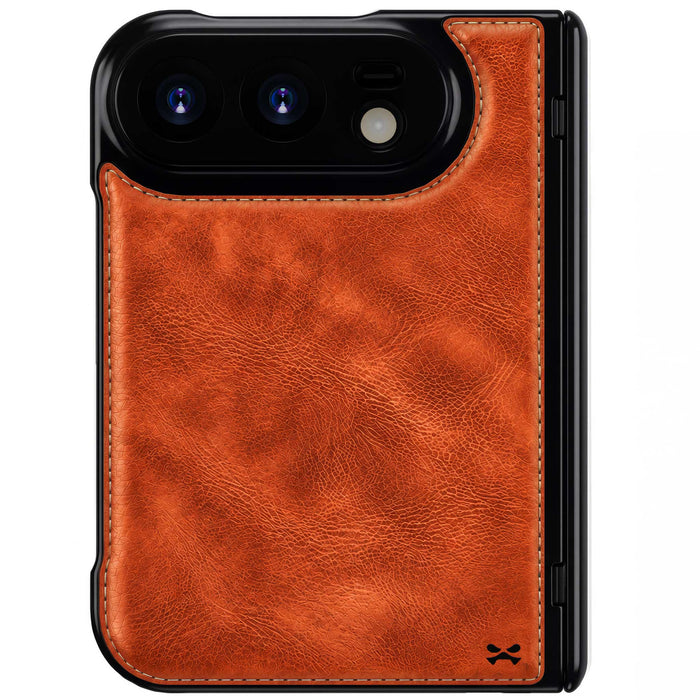 iPhone Duo Brown Leather Case with Screen Protector and MagSafe Magnetic