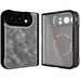 iPhone Duo Gray Leather Case with Screen Protector and MagSafe Magnetic Phone Cover