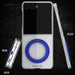 Samsung Flip 8 Case Clear Blue MagSafe Kickstand