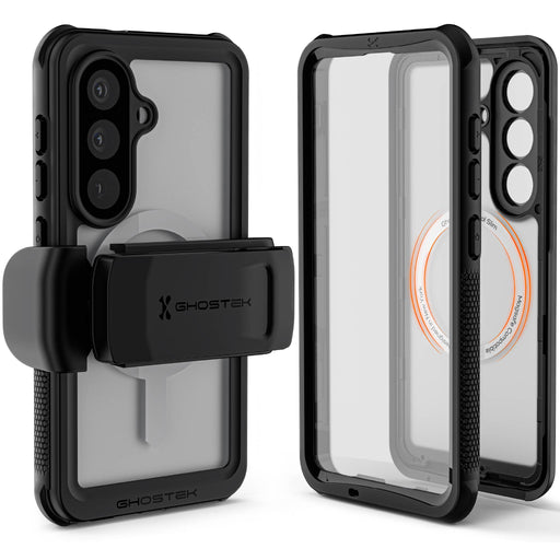 Samsung Galaxy S26 Case Waterproof with Screen Protector, MagSafe and Belt Clip Holster Full Body Heavy Duty
