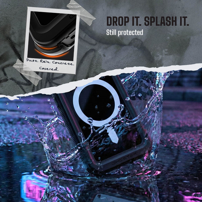 Galaxy S26 Plus Waterproof Case with Screen Protector, MagSafe and Belt Clip Holster Full Body Heavy Duty