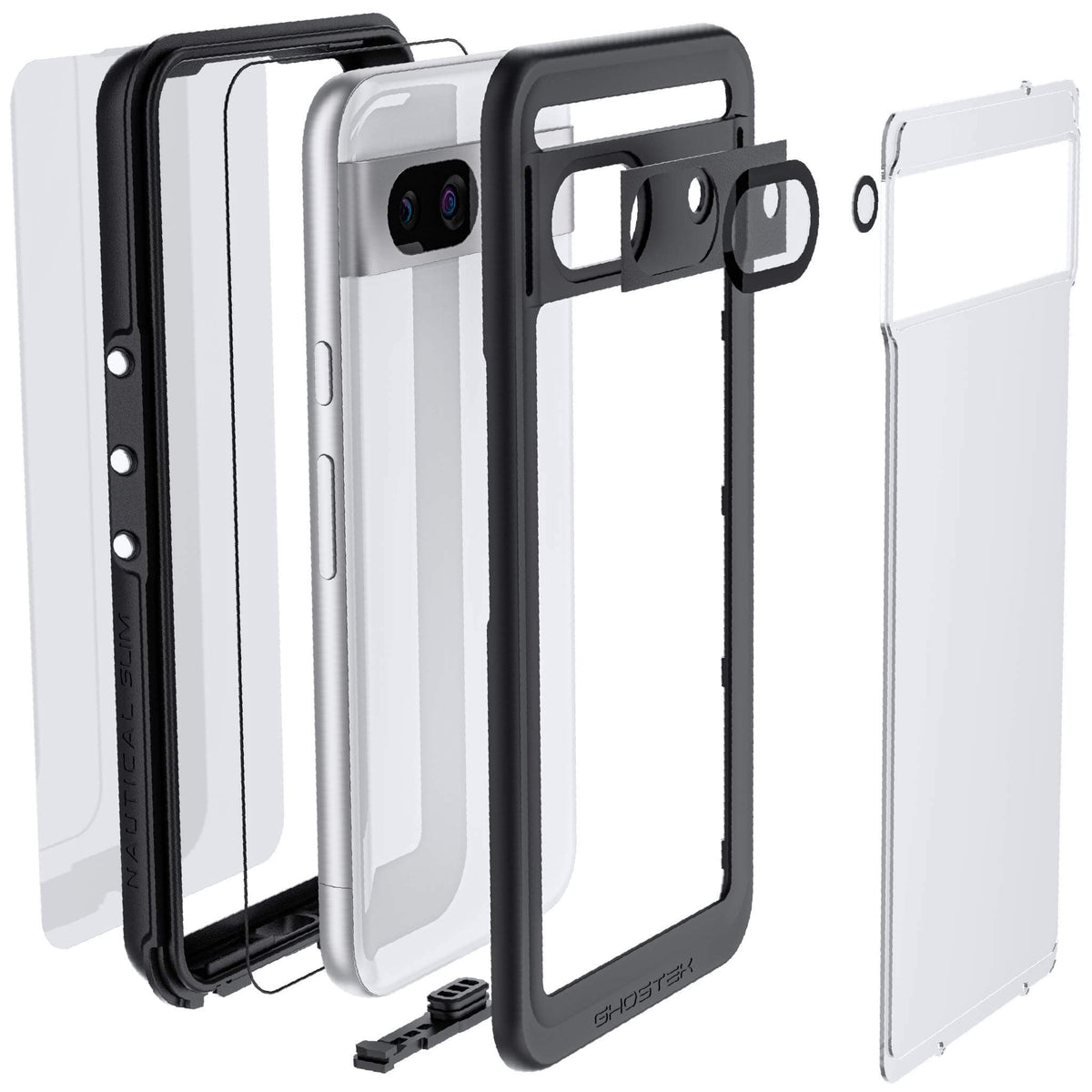 Pixel 8a Case Waterproof Clear