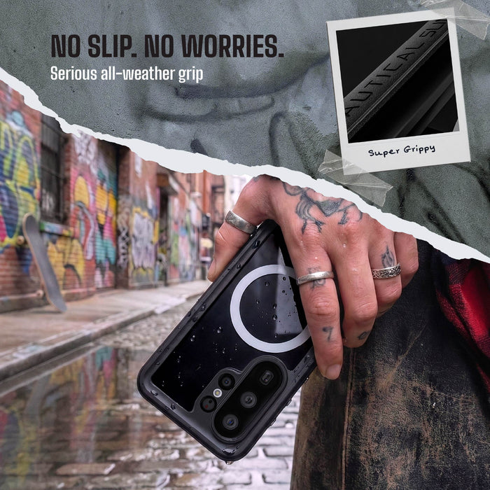 Galaxy S26 Ultra Waterproof Case with Screen Protector and MagSafe Magnetic Ring Full Body Heavy Duty Protective Cover Shell