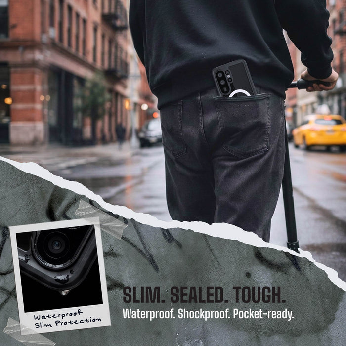 Galaxy S26 Ultra Waterproof Case with Screen Protector and MagSafe Magnetic Ring Full Body Heavy Duty Protective Cover Shell