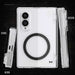 Galaxy Fold 8 Case Clear MagSafe Hinge Cover Magnetic