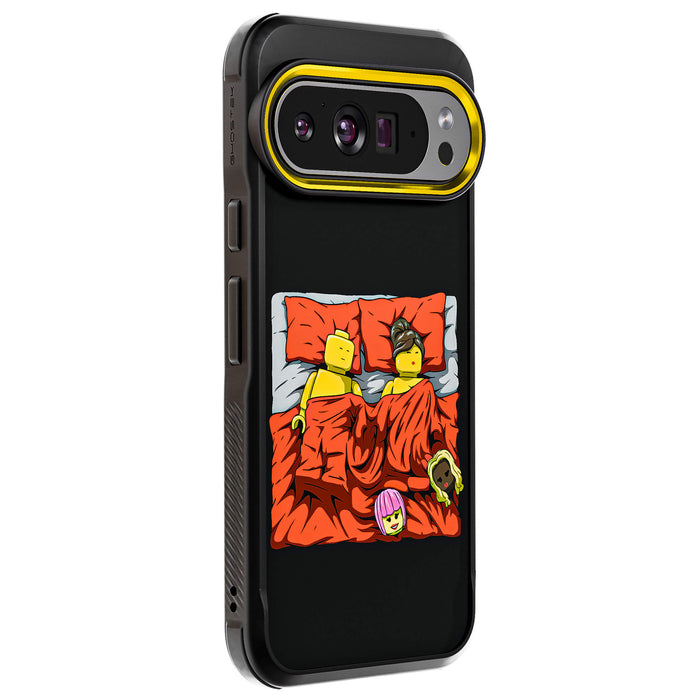Pixel 10 Pro XL Sleeping Together Brick Edition by RX Strip Artist Artwork Protective Phone Case Limited Edition Collab Cover