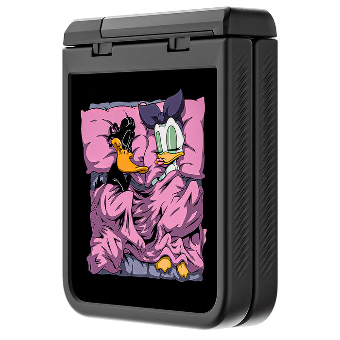 Galaxy Z Flip 6 Sleeping Together Plastic Edition by RX Strip Artist Artwork Protective Phone Case Limited Edition Collab Cover