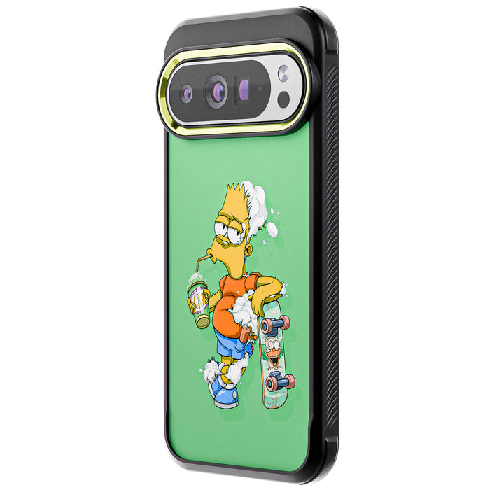 Pixel 10 Pro XL DECONSTRUCTED BART by Dhani Barragán Artist Artwork Protective Phone Case Limited Edition Collab Cover