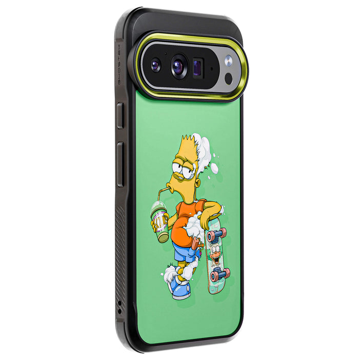 Pixel 10 Pro XL DECONSTRUCTED BART by Dhani Barragán Artist Artwork Protective Phone Case Limited Edition Collab Cover