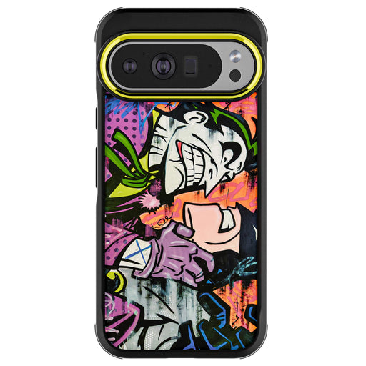 Pixel 10 Pro XL Joker vs Batman - Spraypaint Case Phone Cover