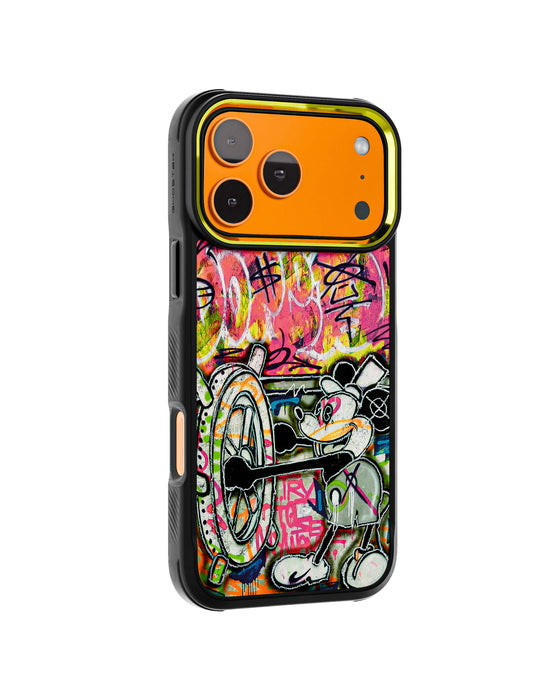 iPhone 17 Pro Max Mickey Mouse My Way Case Artist Collab Artwork Protective MagSafe Phone Cover