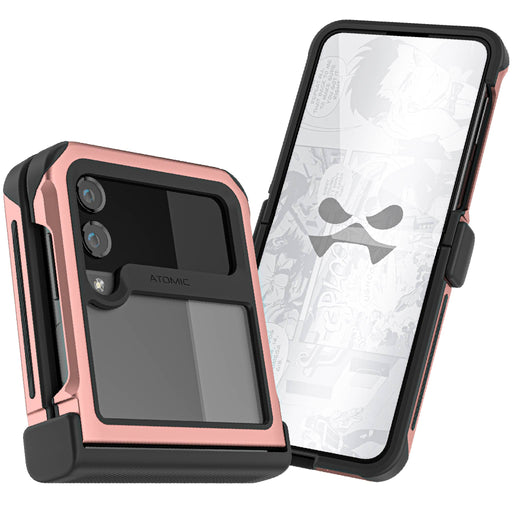 Samsung Galaxy Z Flip 4 Case Pink Metal