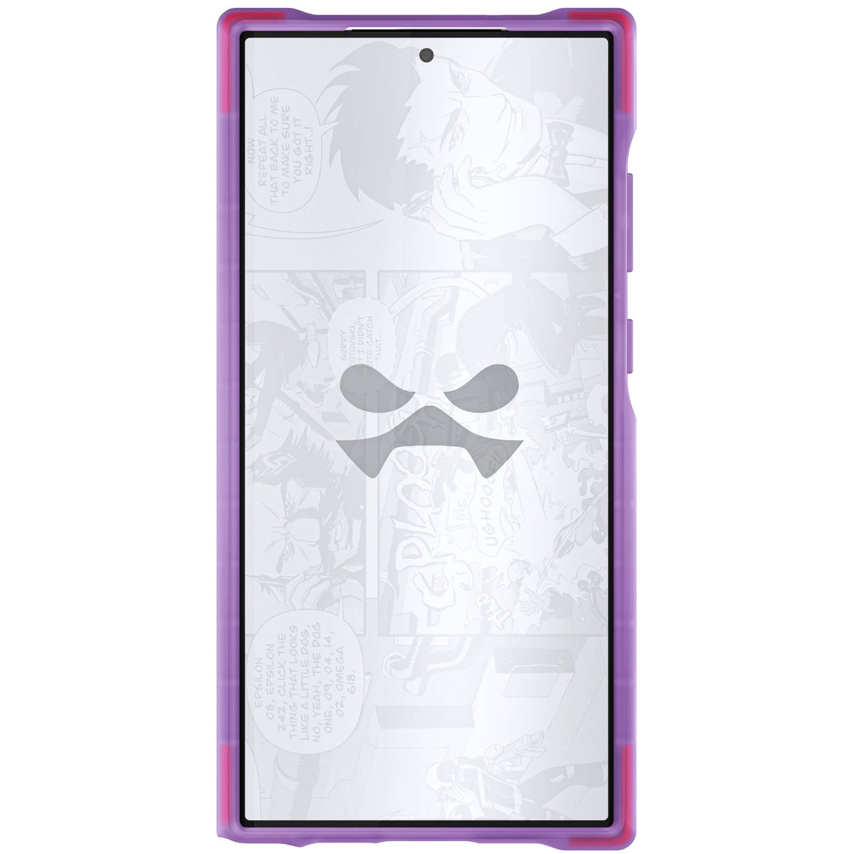 Galaxy S23 Ultra Purple Case Clear