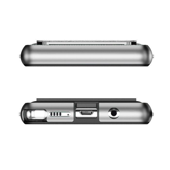 Galaxy Note 8 Silver Wallet Case